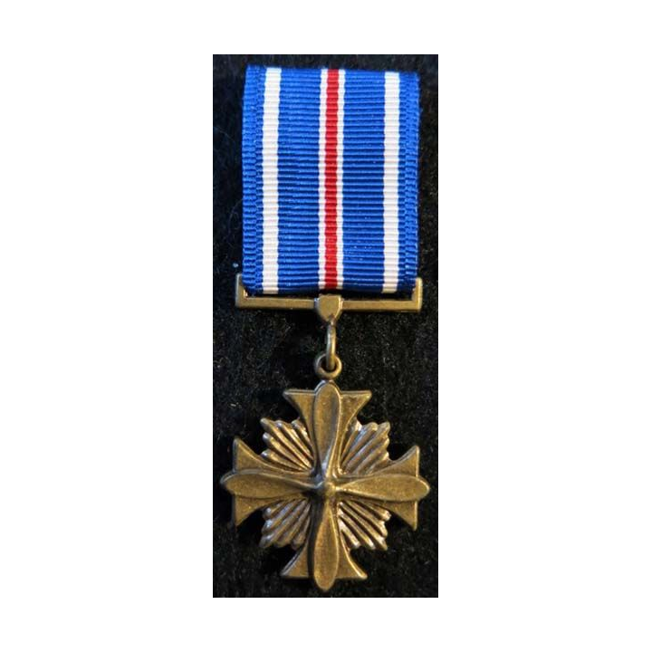 USA : Médaille miniature Distinguished Flying Cross Medal U.S. Air Force (4397)