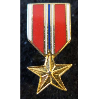 USA : Épinglette de la médaille de la Bronze Star Medal (Médaille de l'étoile de bronze)  (4404)