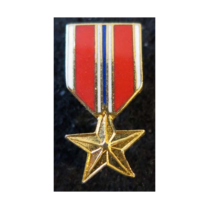 USA : Épinglette de la médaille de la Bronze Star Medal (Médaille de l'étoile de bronze)  (4404)