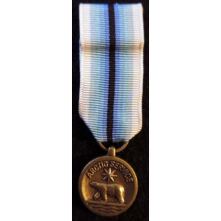 USA : Médaille miniature de la Coast Guard Arctic Service Medal (4462)