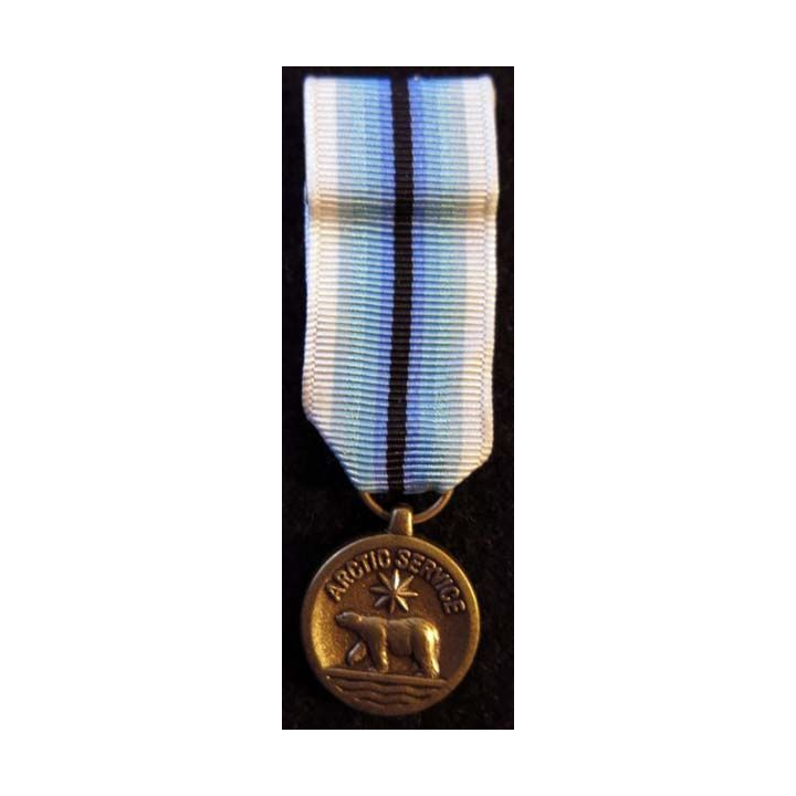 USA : Médaille miniature de la Coast Guard Arctic Service Medal (4462)