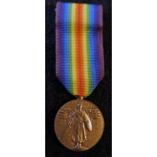 USA : Médaille miniature de l'US Victory Medal Ribbon (4474)