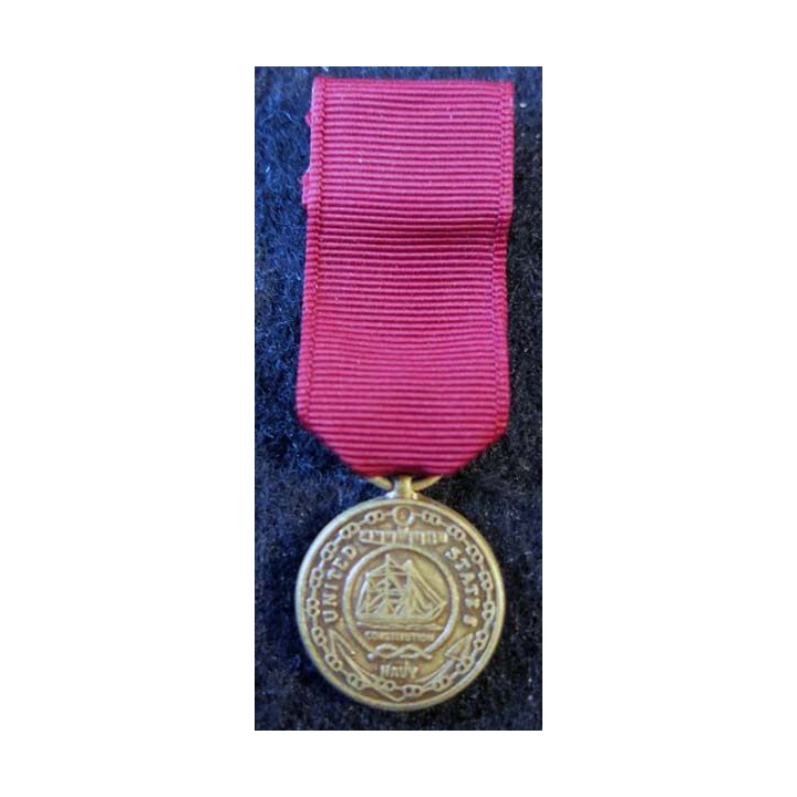 USA : Médaille miniature Good Conduct Medal US Navy (4426)