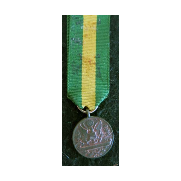 USA : Médaille miniature de la Mexican Border Service Medal (4431)