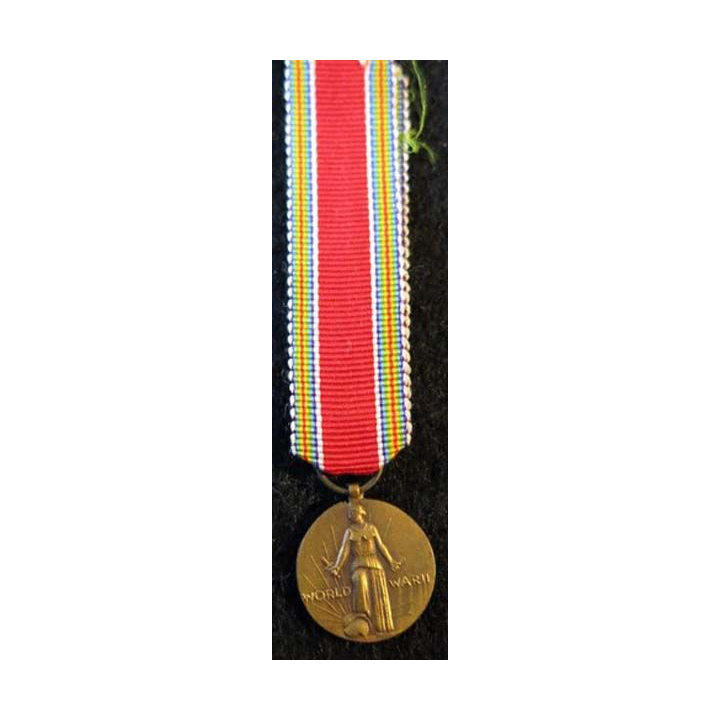 USA : Médaille miniature de la World War II Victory Medal (4451)