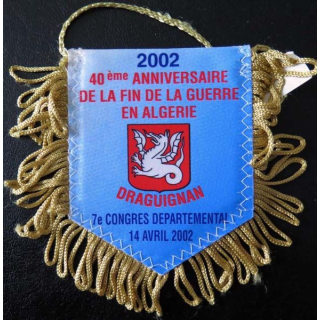 Fanion 2002 40° anniversaire de la fin de la guerre en Algérie 