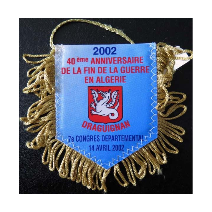Fanion 2002 40° anniversaire de la fin de la guerre en Algérie 
