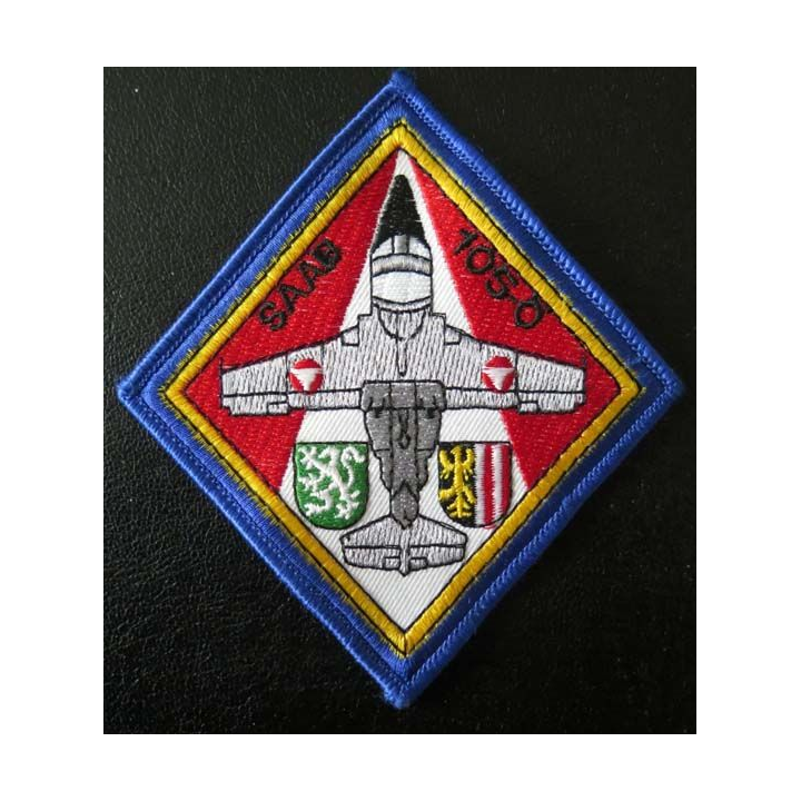 Insigne tissu SAAB 105 Ö de hauteur 11,5 cm