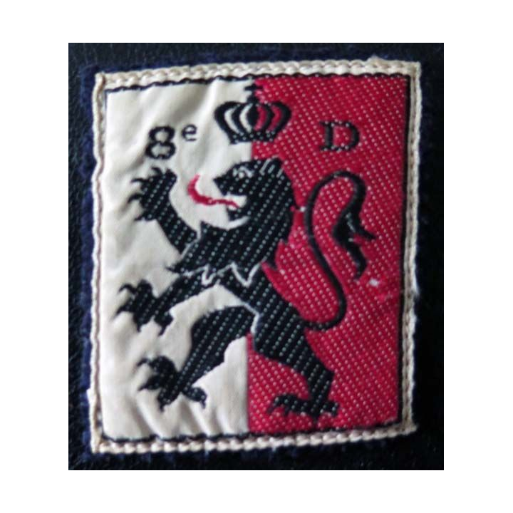  insigne tissu de la 8° division d'infanterie avec chiffre 8° DI 8°DI