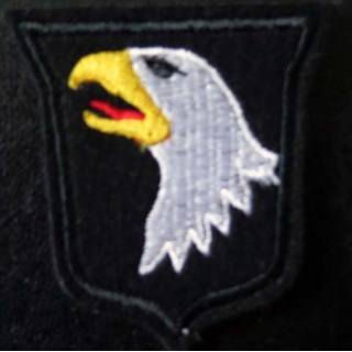 Insigne tissu US AIRBORNE