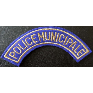 bande d'épaule de la police municipale 11 cm de largeur