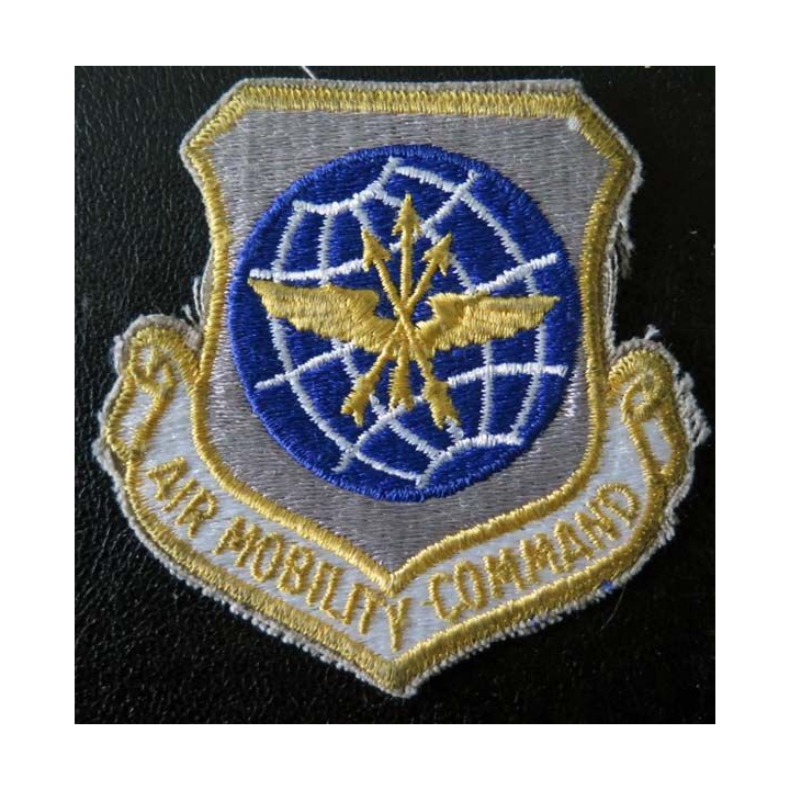 Insigne tissu US  air mobility and command US patch hauteur 8 cm