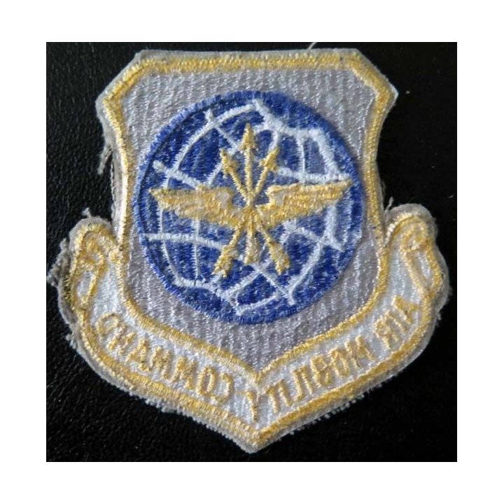 Insigne tissu US  air mobility and command US patch hauteur 8 cm