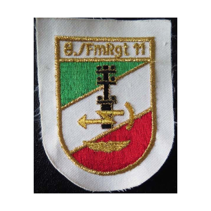 Insigne tissu italien 8./ FmRgt 11transmissions de l'armée de l'air