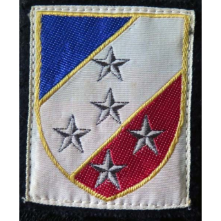 1° ARMÉE : insigne tissu de la 1° armée de heuteur 7,3 cm