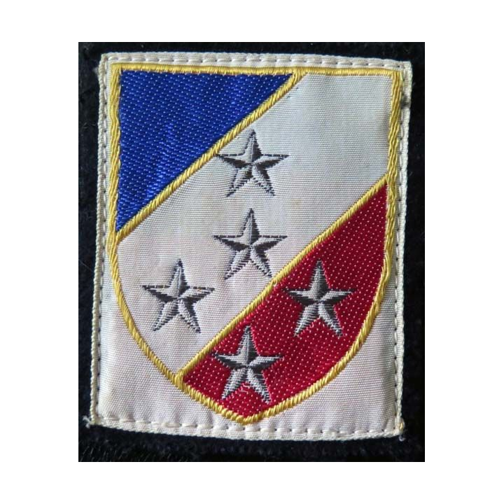 1° ARMÉE : insigne tissu de la 1° armée de heuteur 7,3 cm