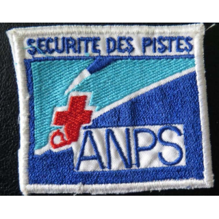 ANPS : Insigne tissu de la sécurité des pistes de largeur 7 cm