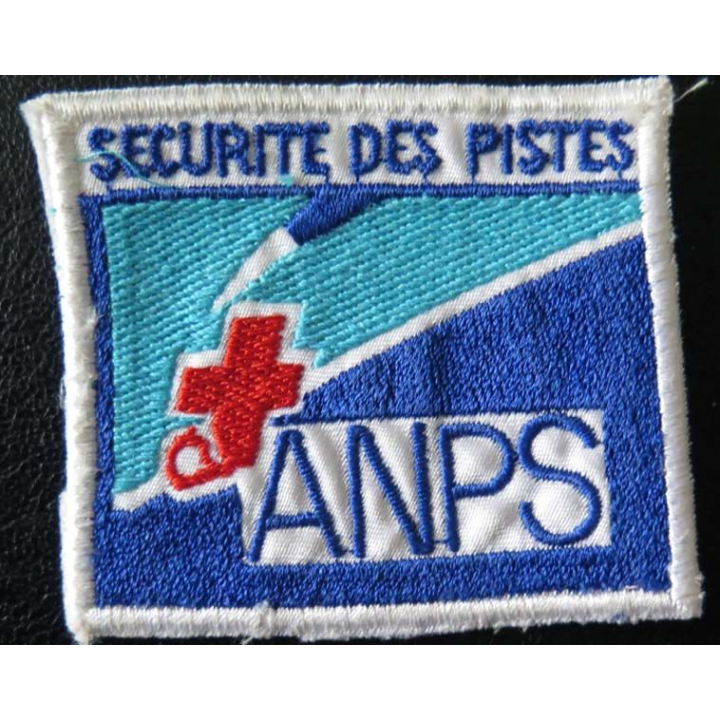 ANPS : Insigne tissu de la sécurité des pistes de largeur 7 cm