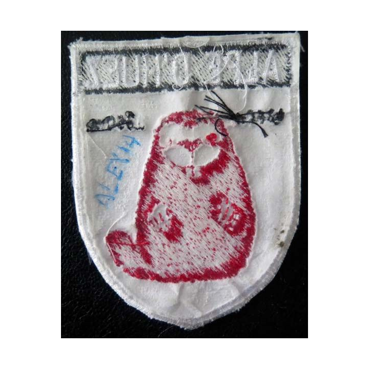 Insigne tissu de l'Alpe d'Huez de hauteur 8,2 cm