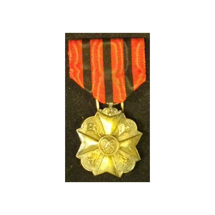 BELGIQUE : médaille d'argent du mérite civique belge (2° Classe)