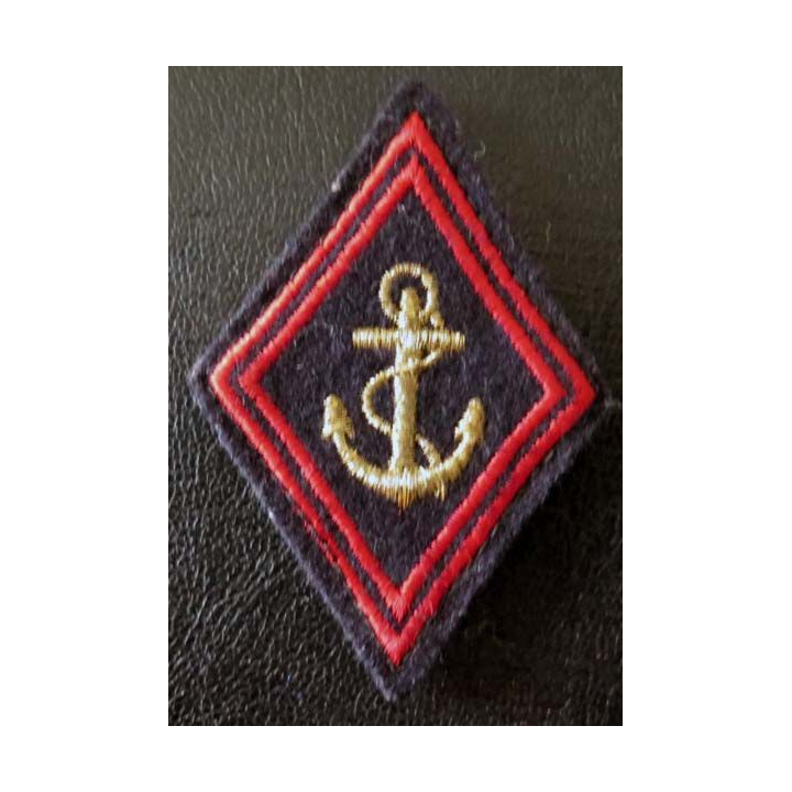 LOSANGE DE BRAS MODÈLE 45 : troupes de marine cadre avec crochets