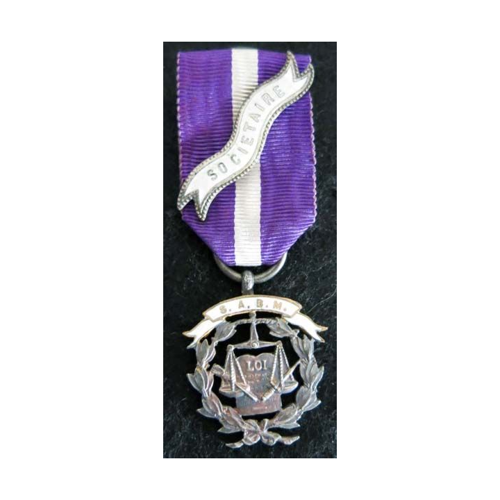 Médaille civile de sociétaire de la S. A. B. M (?) française ou Belge (?) (223)
