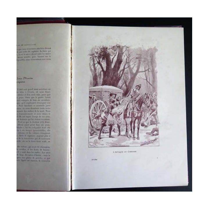 Vieux livres : Gil Blas de Santillane par Lesage Edition