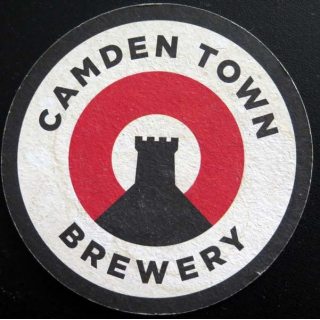 DESSOUS DE VERRE A BIÈRE Camden Town Brewery From London