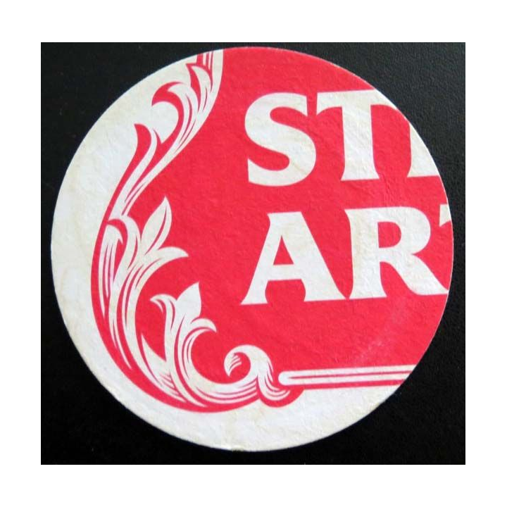 DESSOUS DE VERRE A BIÈRE Stella Artois de diamètre 9 cm