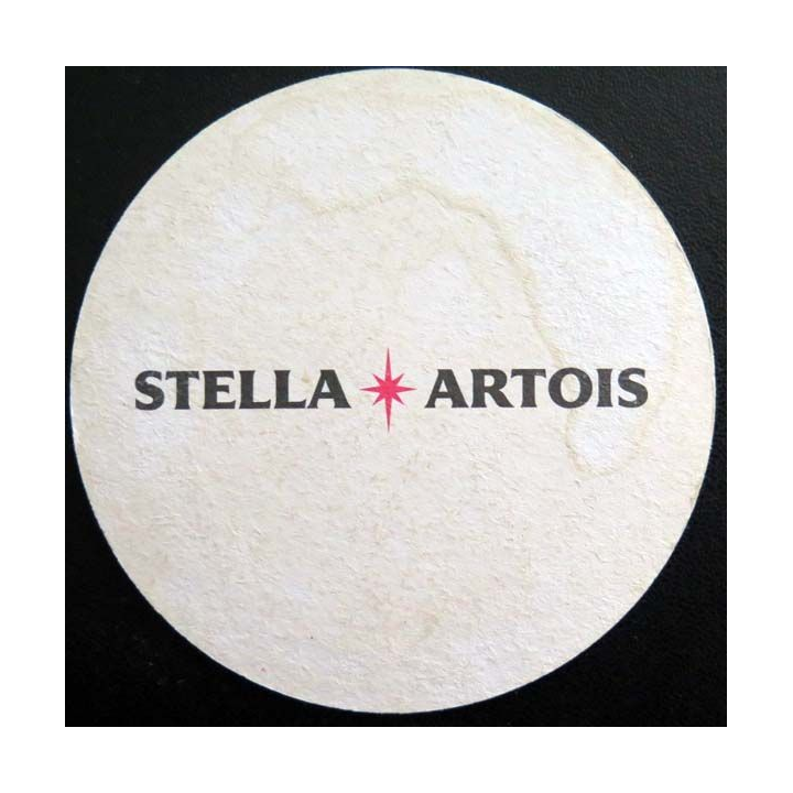 DESSOUS DE VERRE A BIÈRE Stella Artois de diamètre 9 cm