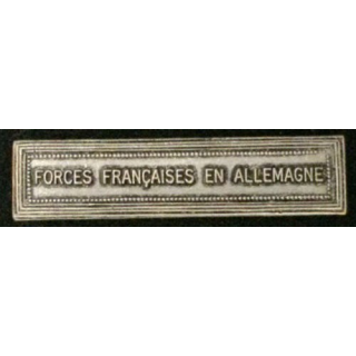 BARRETTE "FORCES FRANÇAISES EN ALLEMAGNE"