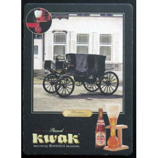 DESSOUS DE VERRE A BIÈRE carte postale Kwak de largeur 10,1 cm 