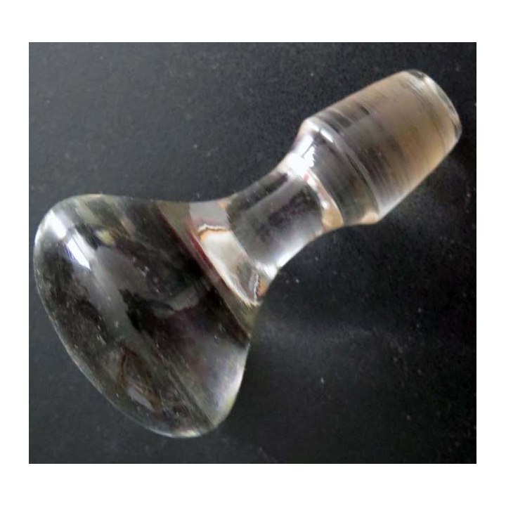 Bouchon de verre ou cristal pour carafe à vin