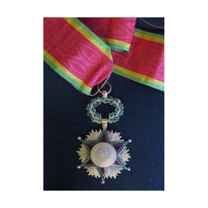 FRANCE : Médaille de commandeur de la fédération du dévouement en émail