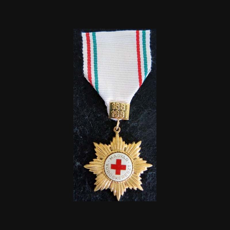 médaille Magyar Vöröskereszt de la croix rouge hongroise 1881 1981