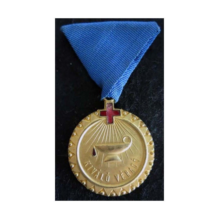 HONGRIE : médaille du prix ​​de l'organisation du don de sang de la Croix-Rouge hongroise