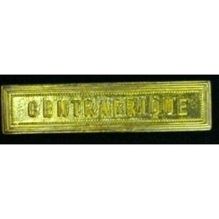 BARRETTE "CENTRAFRIQUE" DORÉE