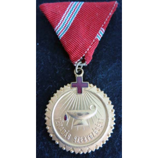 HONGRIE : médaille du prix ​​de l'organisation du don de sang de la Croix-Rouge hongroise