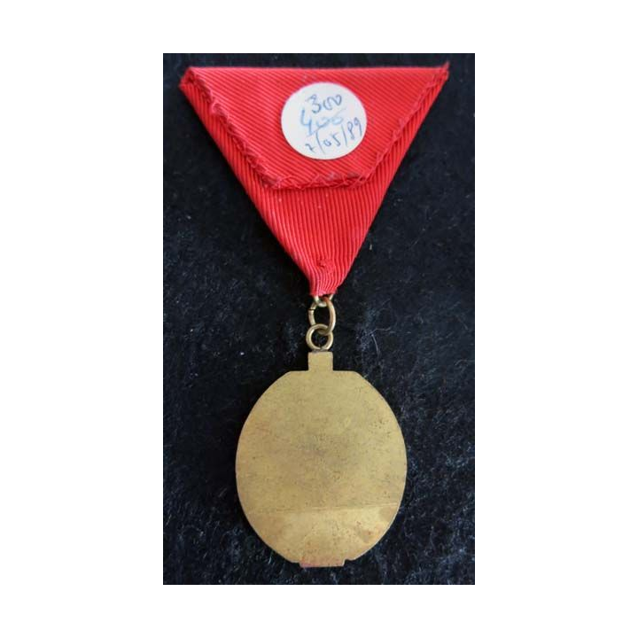 HONGRIE : médaille quarantième prix "Excellent donneur de sang" pour don de sang