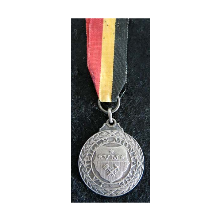BELGIQUE : médaille civile la vieille montagne 1831-1937 en métal argenté