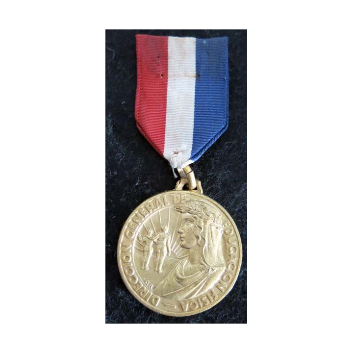 MEXIQUE : médaille de la direction générale de l'éducation physique État de Tabasco