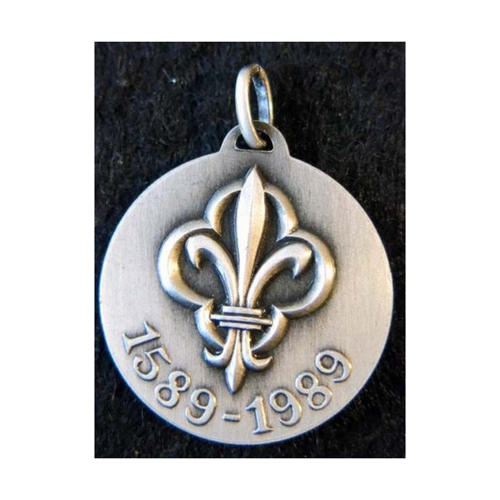 FRANCE  : médaille anniversaire d'Henri IV  et Marie de Médicis 1589-1989