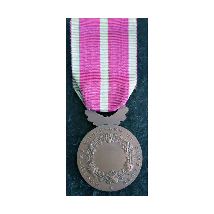 FRANCE : médaille d’honneur des sociétés musicales et chorales