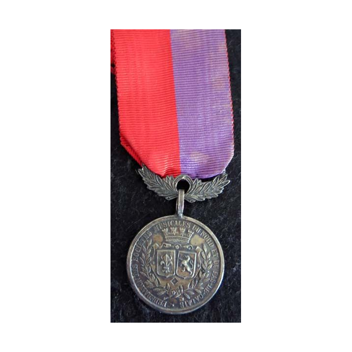 FRANCE : médaille fédération des sociétés musicales du Nord et du Pas de Calais