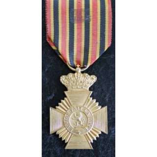 BELGIQUE : médaille Décoration militaire de 2° classe pour ancienneté