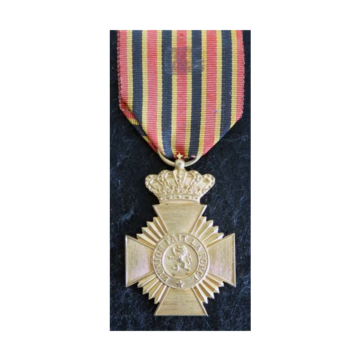 BELGIQUE : médaille Décoration militaire de 2° classe pour ancienneté