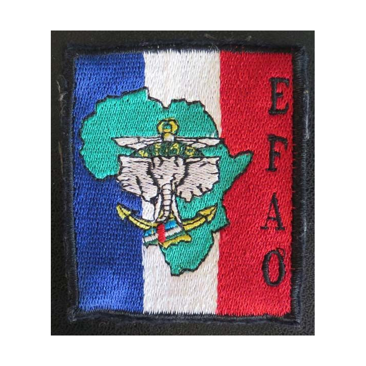 EFAO : Insigne tissu des Eléments Français en Afrique Occidentale