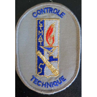 CTMAT : insigne tissu du contrôle technique du matériel de l'armée de terre