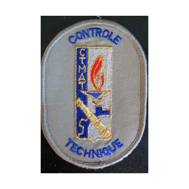 CTMAT : insigne tissu du contrôle technique du matériel de l'armée de terre