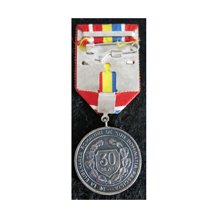 ROUMANIE : médaille du 30° Anniversaire de la libération de la Patrie 1944-1974